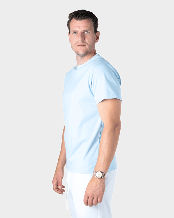 IBIZA - LICHTBLAUW LUXURY SHINY T-SHIRT