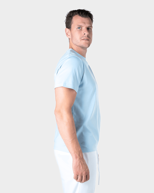IBIZA - LICHTBLAUW LUXURY SHINY T-SHIRT