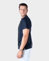 IBIZA - DONKERBLAUW LUXURY SHINY T-SHIRT