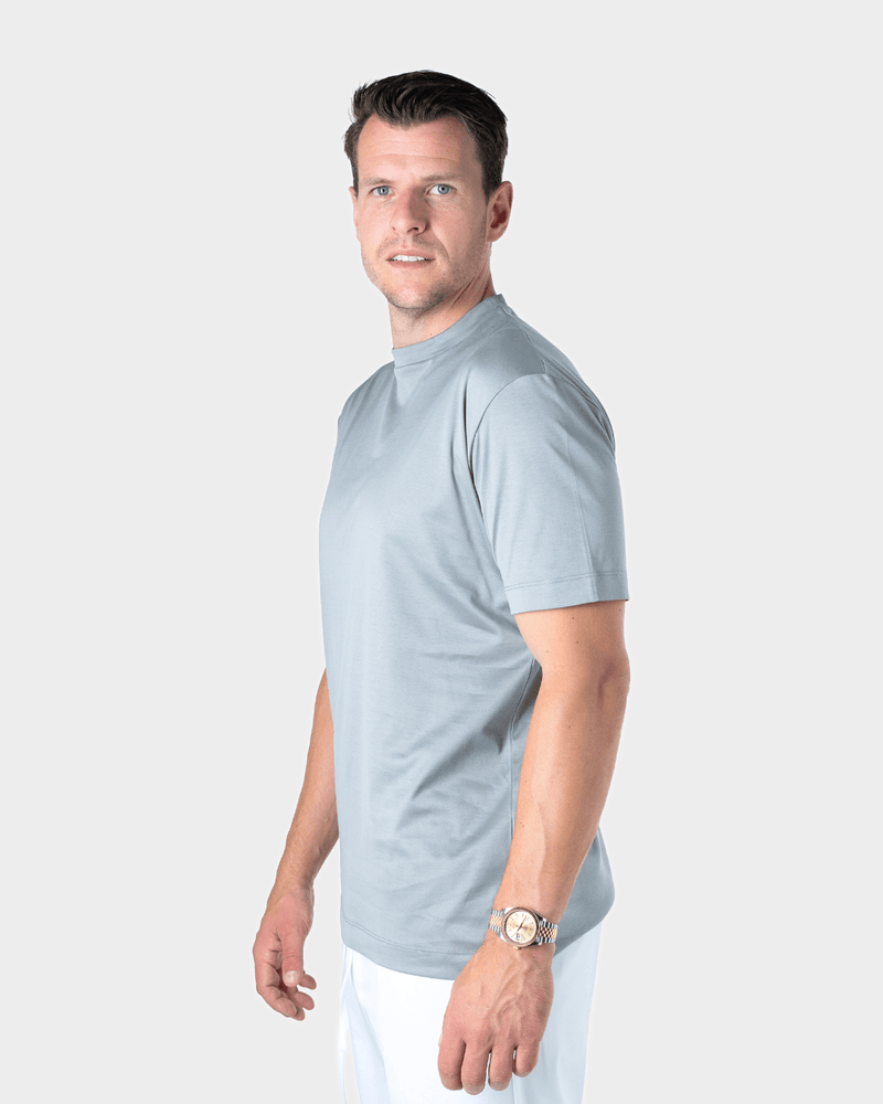 IBIZA - GRIJS LUXURY SHINY T-SHIRT