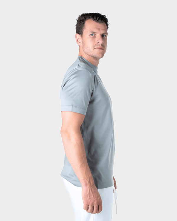 IBIZA - GRIJS LUXURY SHINY T-SHIRT