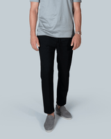 MARBELLA - ZWART SMART CASUAL BROEK
