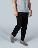 MARBELLA - ZWART SMART CASUAL BROEK